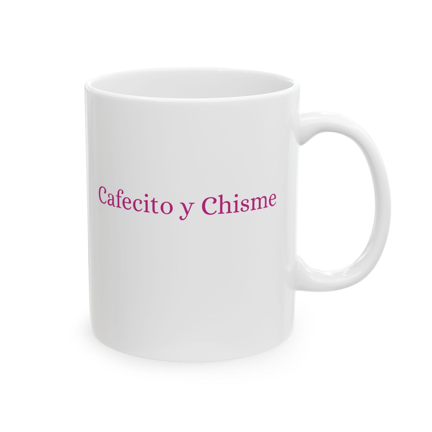 Coffee Mug - Cafecito y Chisme Ceramic Mug (11oz, 15oz)